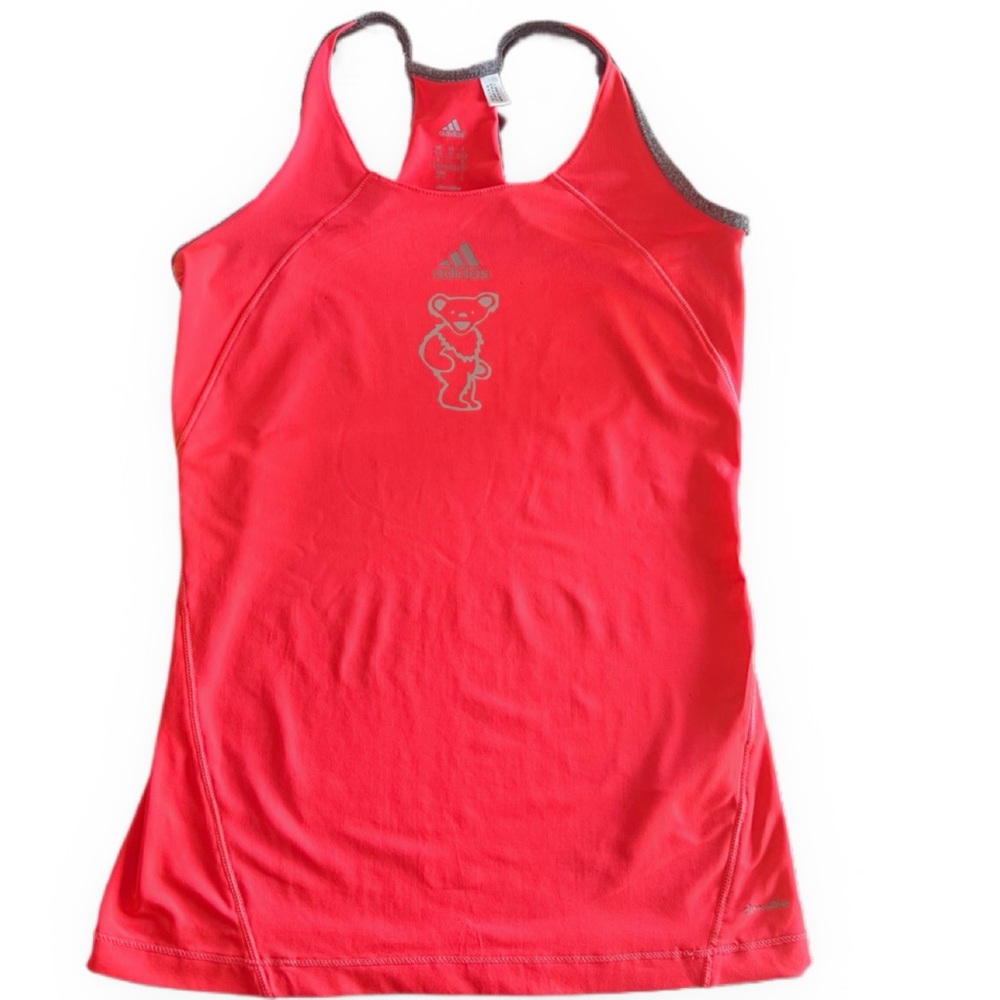 ADIDAS X GRATEFUL DEAD Women’s Workout Pink Tank Top Climalite XS